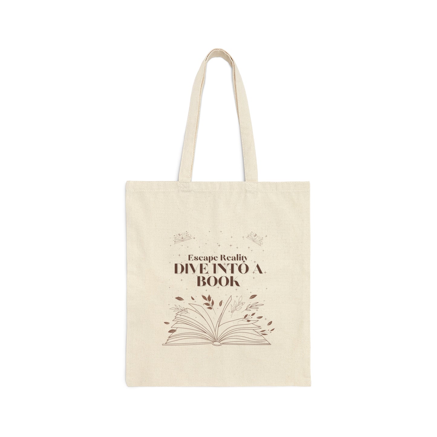 ESCAPE REALITY DIVE INTO A BOOK TOTE BAG