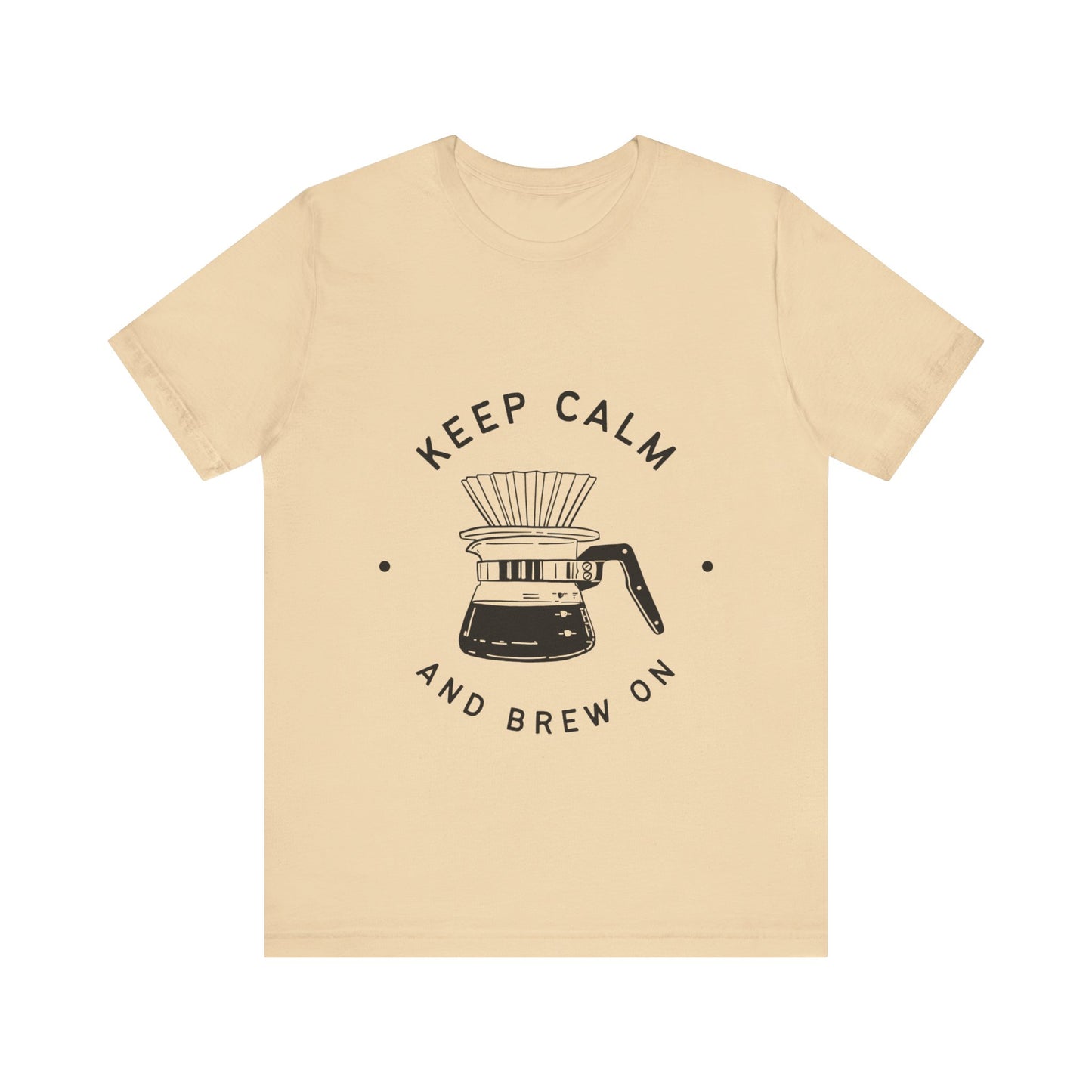 KEEP CALM & BREW ON TSHIRT