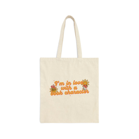 I'M IN LOVE WITH A BOOK CHARACTER TOTE BAG