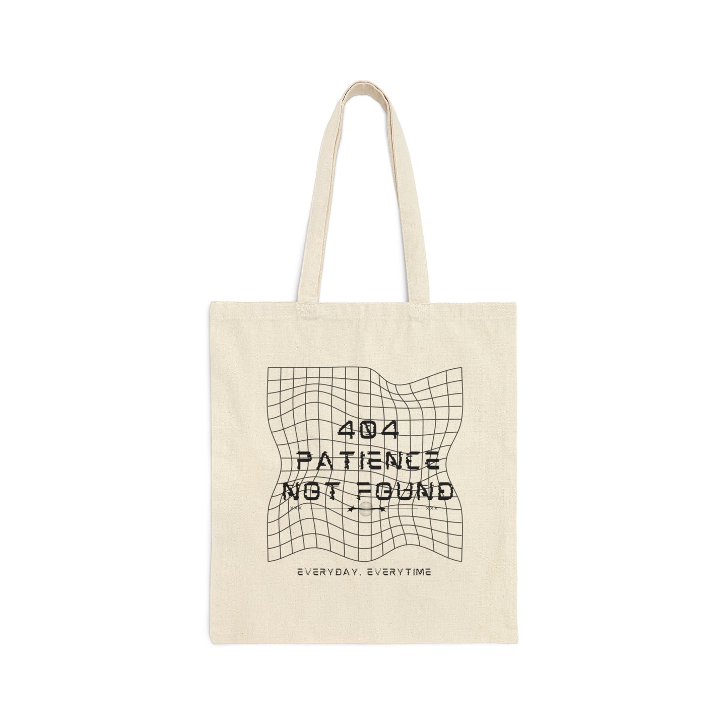 404 PATIENCE NOT FOUND TOTE BAG