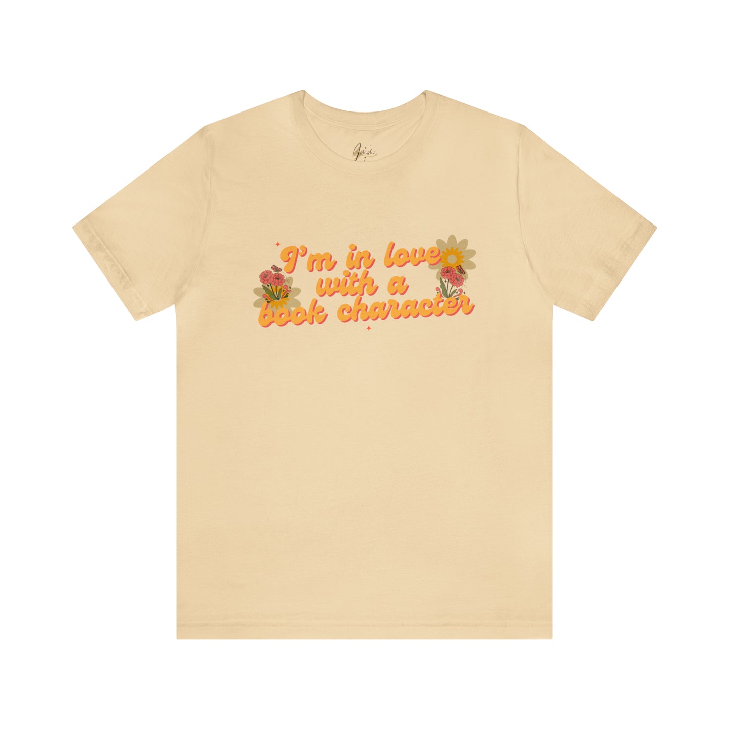 I'M IN LOVE WITH A BOOK CHARACTER TSHIRT